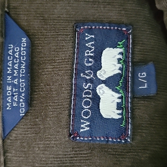 Woods & Gray, Men's Long-Sleeved Shirt, Button-Down, Size LG. - Picture 6 of 7